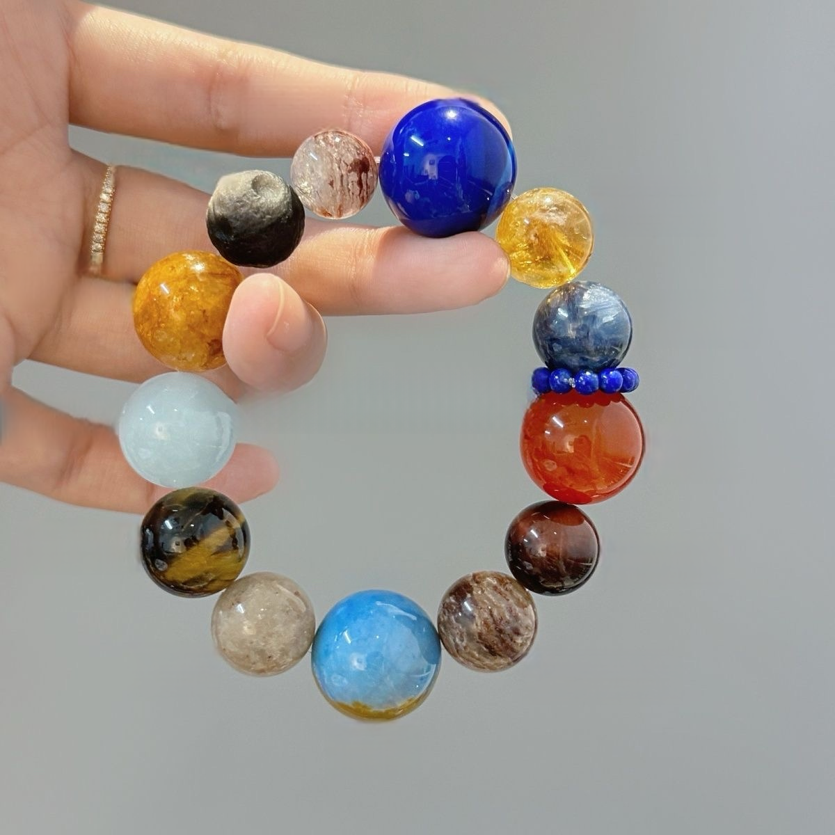 Galactic Gemstone Bracelet