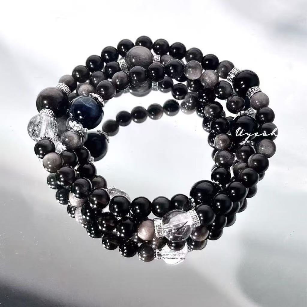 Obsidian Cosmos Bracelet