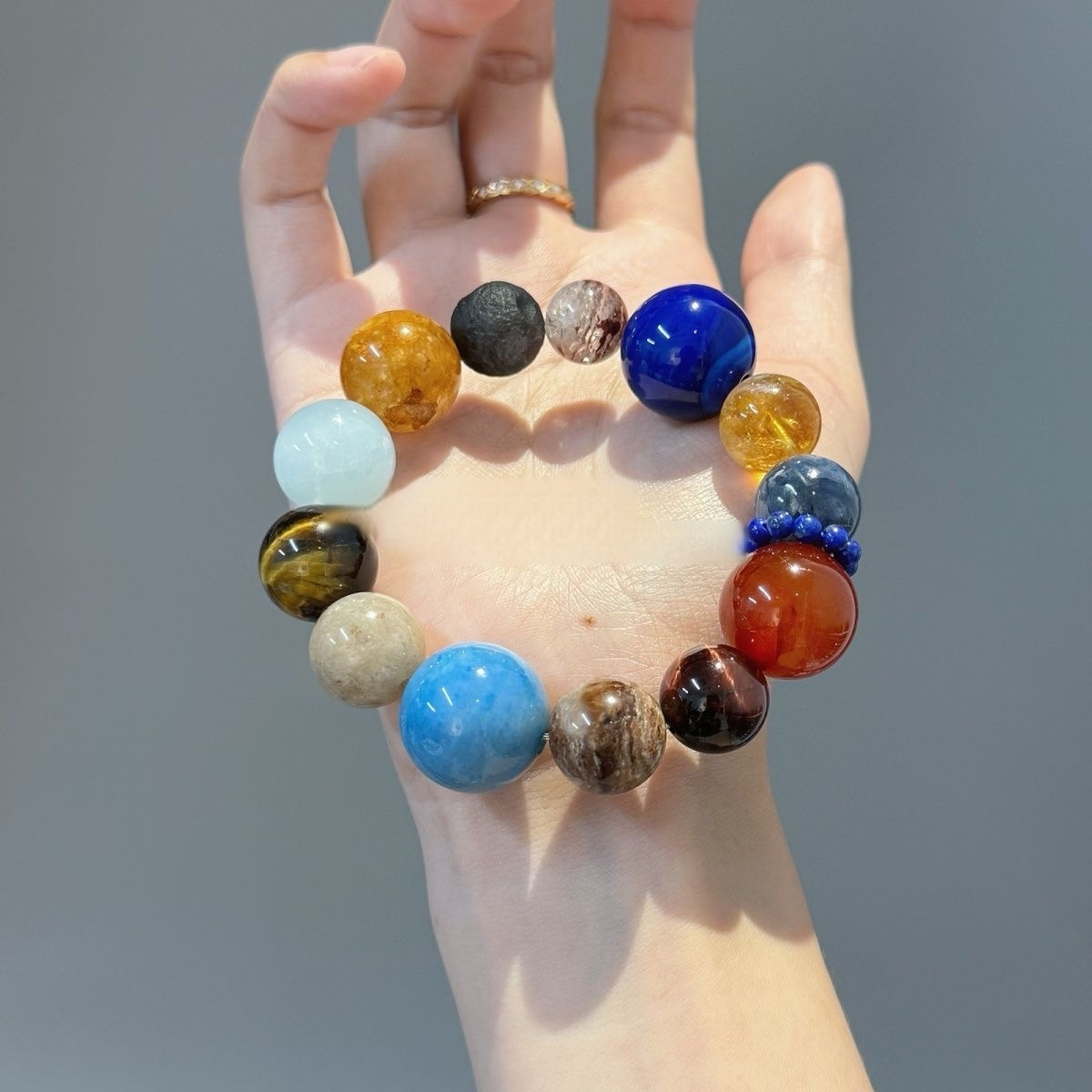 Galactic Gemstone Bracelet